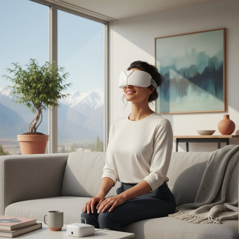 Masajeador De Ojos Inteligente Vibracion