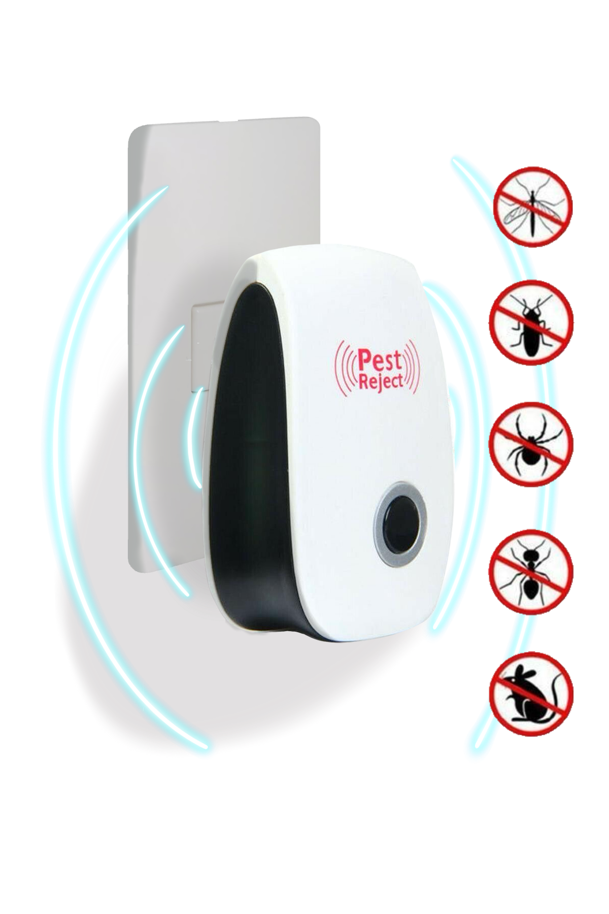 Pest Reject - Repelente Ultrasonico Eléctrico